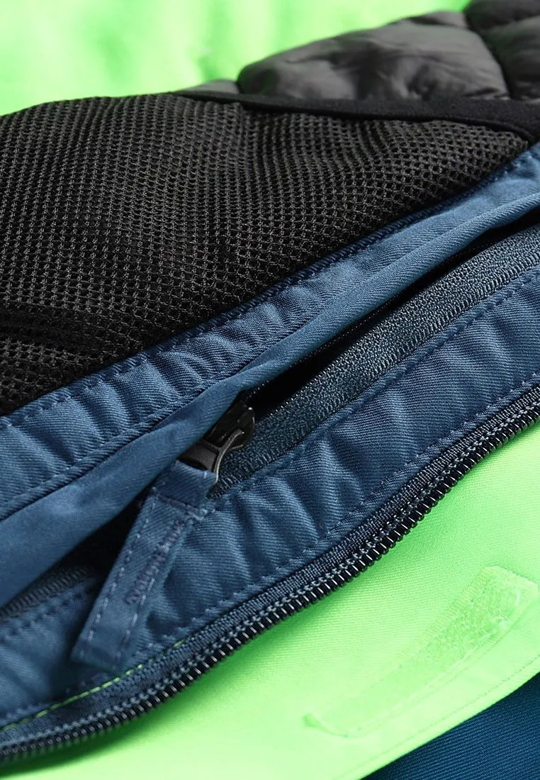 Alpine Pro Herren Skijacke mit Kapuze und Schneefang DEAR