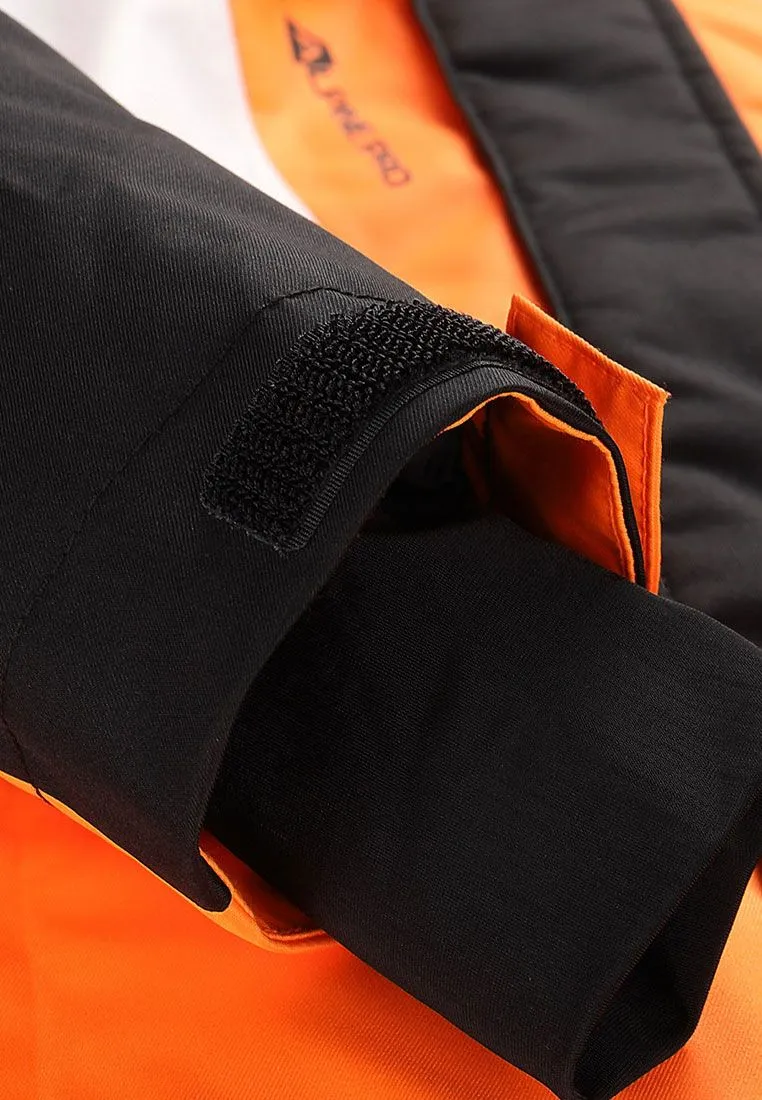 Alpine Pro Herren Skijacke mit Kapuze und Schneefang DEAR