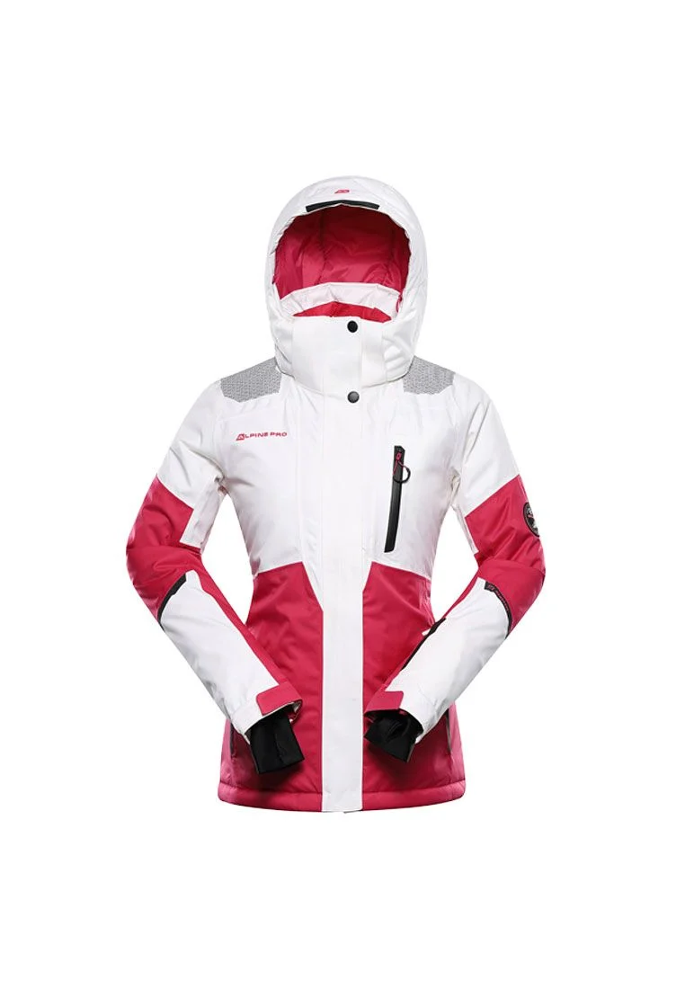 Alpine Pro Damen Skijacke mit Kapuze und Schneefang DEARA