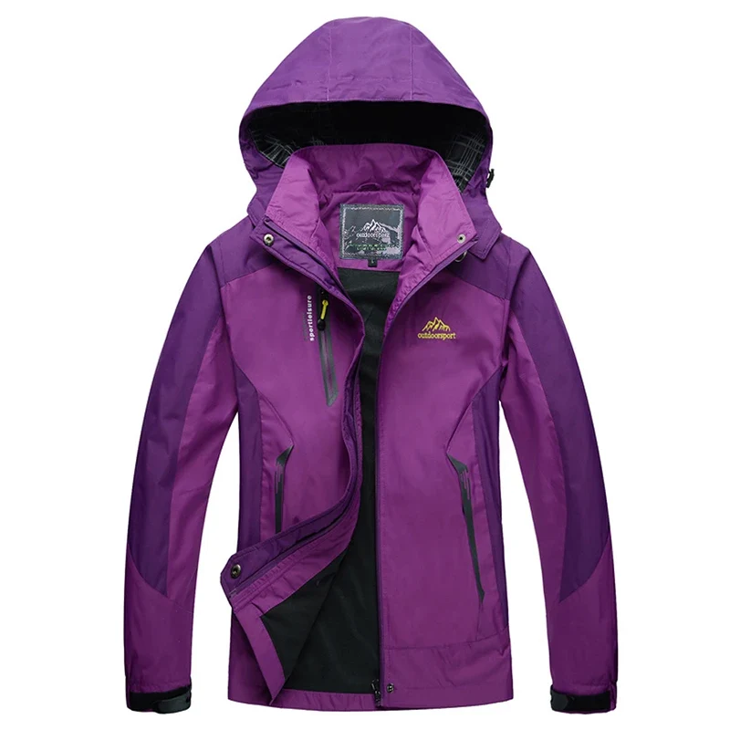Damen Regenjacke, wasserdicht & winddicht in Lila