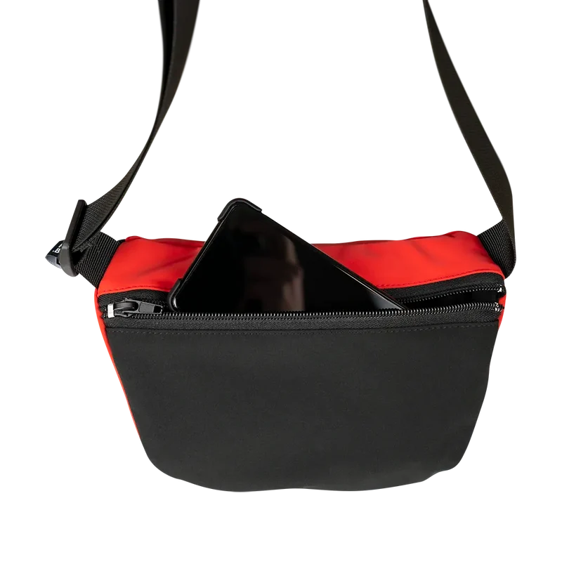 Reflektierende Gürteltasche: Pouch (Tomato Red)