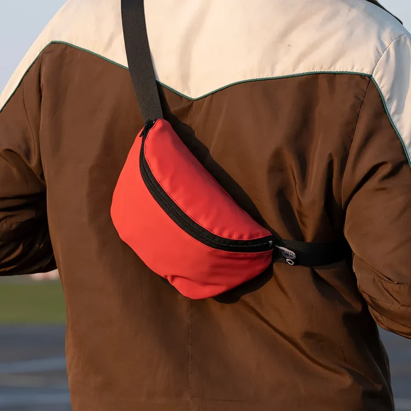 Reflektierende Gürteltasche: Pouch (Tomato Red)