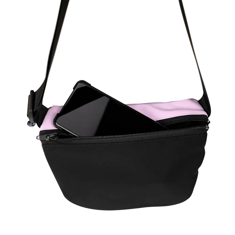 Reflektierende Gürteltasche: Pouch (Soft Rosa)