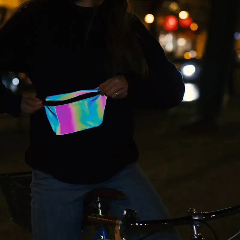 Reflektierende Gürteltasche: Pouch (Rainbow)