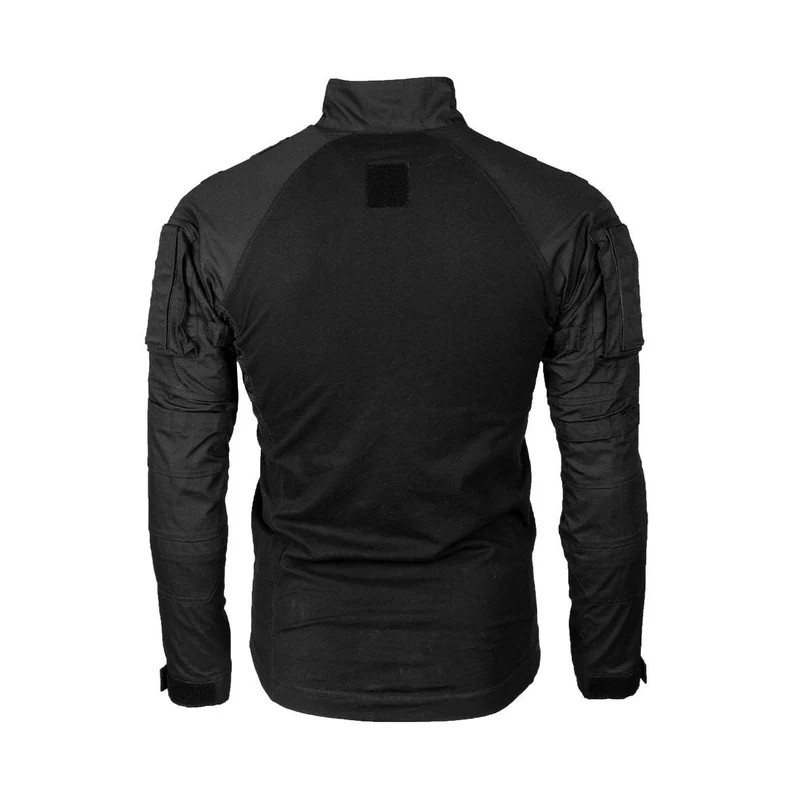 MIL-TEC® Feldhemd Tactical 2.0 schwarz Combat Shirt Einsatzhemd