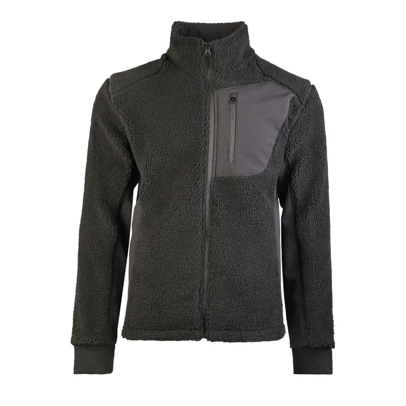 MIL-TEC® BEARFORCE Kälteschutzjacke Teddy Fleece Jacke schwarz