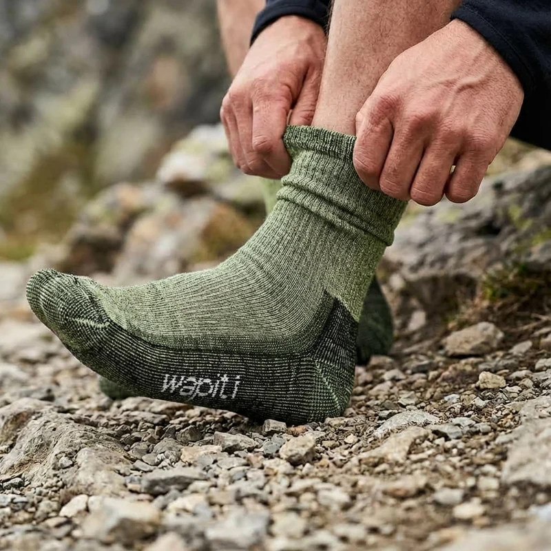 wapiti® TREK S07 Merino Heavy 4570 PROFESSIONAL Wandersocke Trekkingsocke
