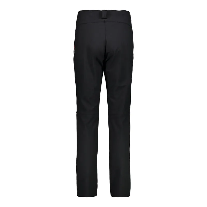 CMP Damen Woman Softshell Pant Hose Kurzgröße 3A00486CF nero