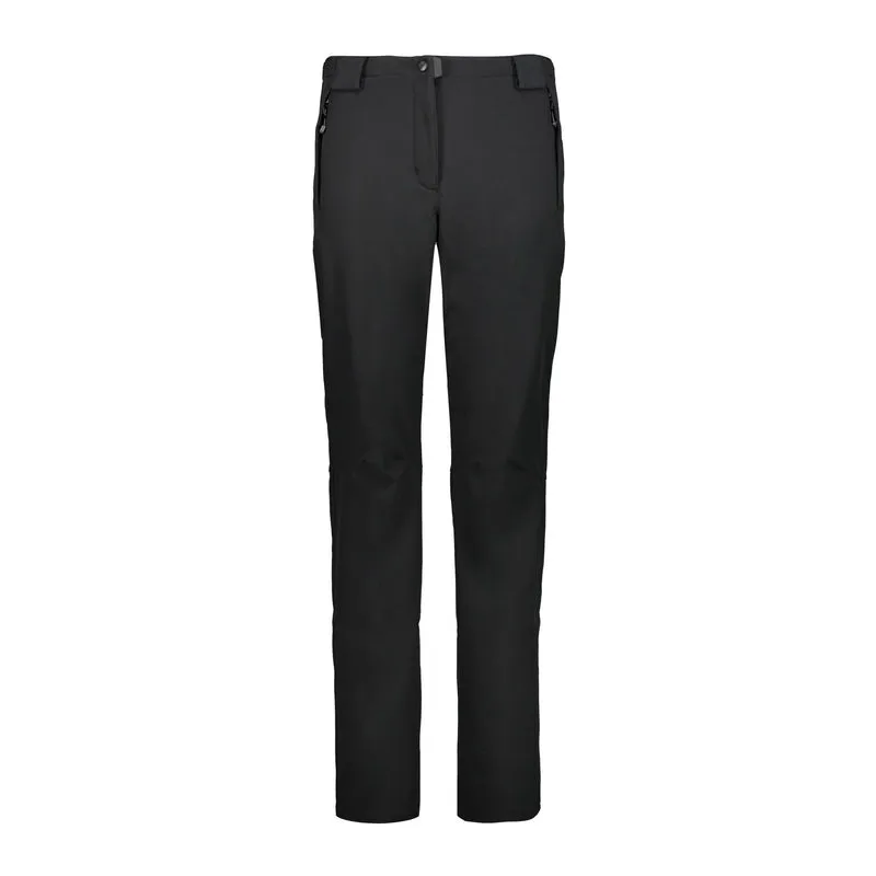 CMP Damen Woman Softshell Pant Hose Kurzgröße 3A00486CF nero