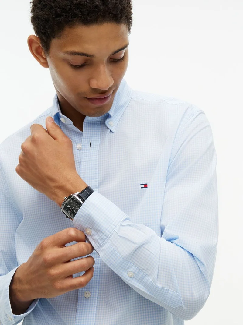 FLEX POPLIN GINGHAM RF SHIRT