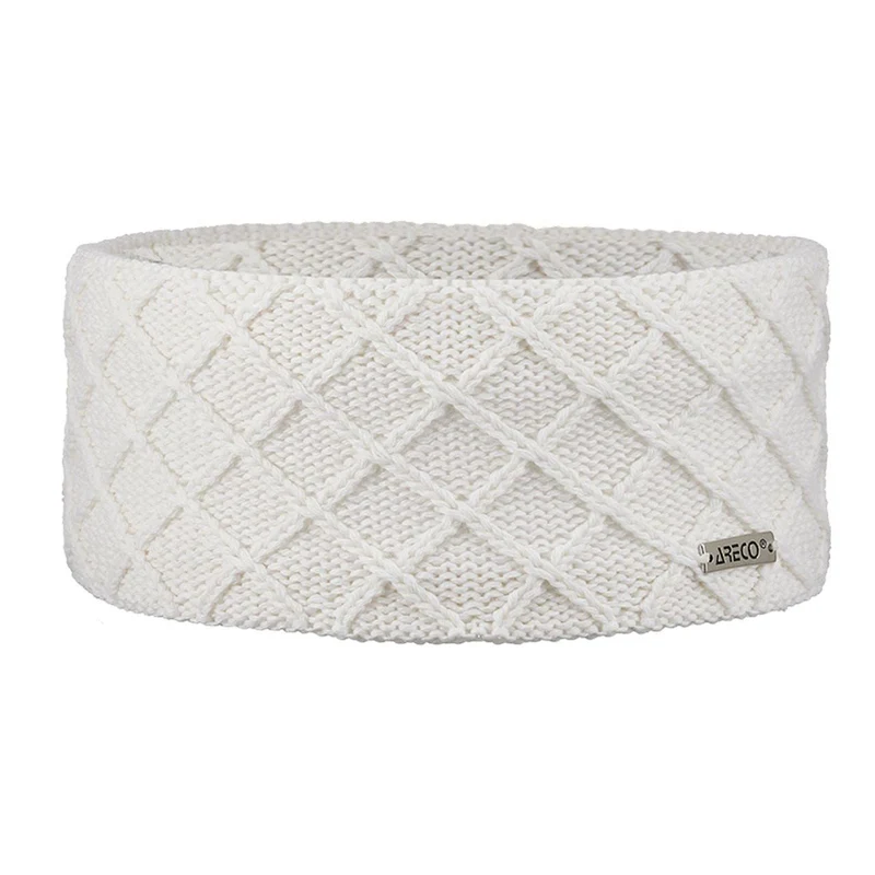 ARECO Damen Stirnband Merino 8752 Headband Fleeceinnenband