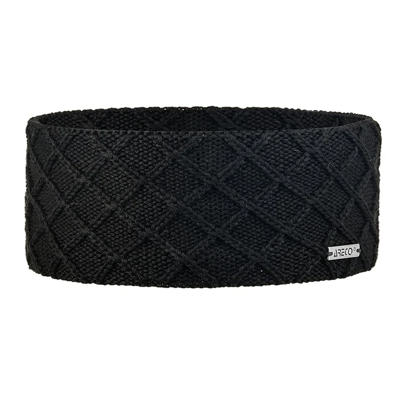 ARECO Damen Stirnband Merino 8752 Headband Fleeceinnenband