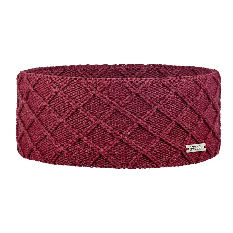 ARECO Damen Stirnband Merino 8752 Headband Fleeceinnenband