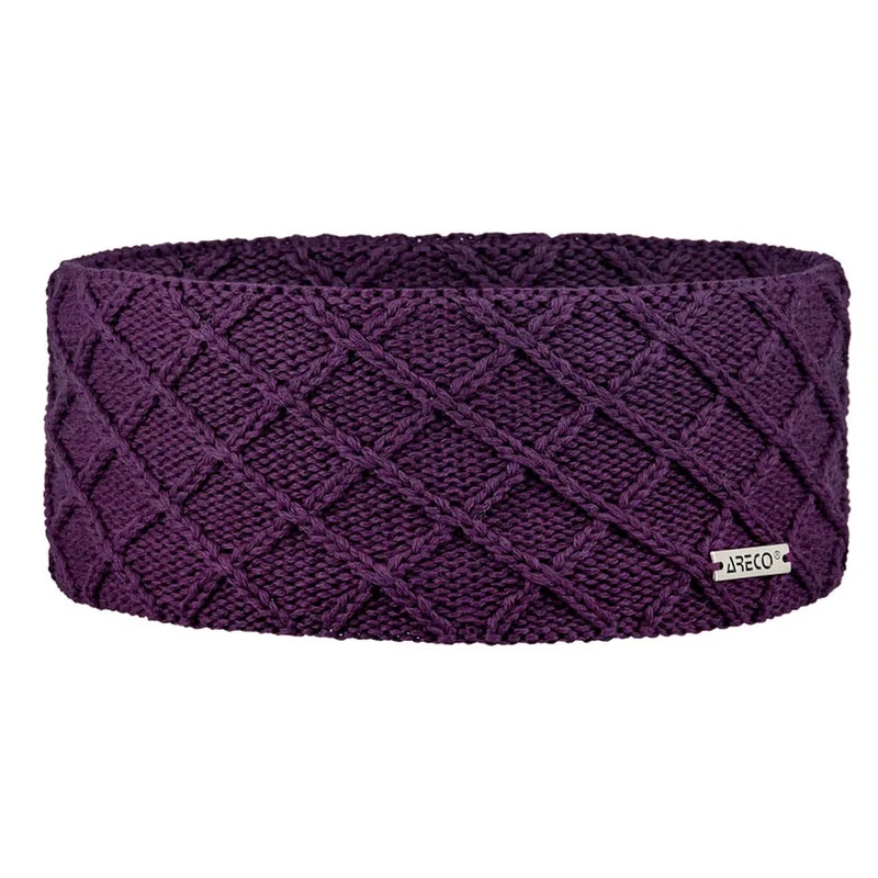 ARECO Damen Stirnband Merino 8752 Headband Fleeceinnenband