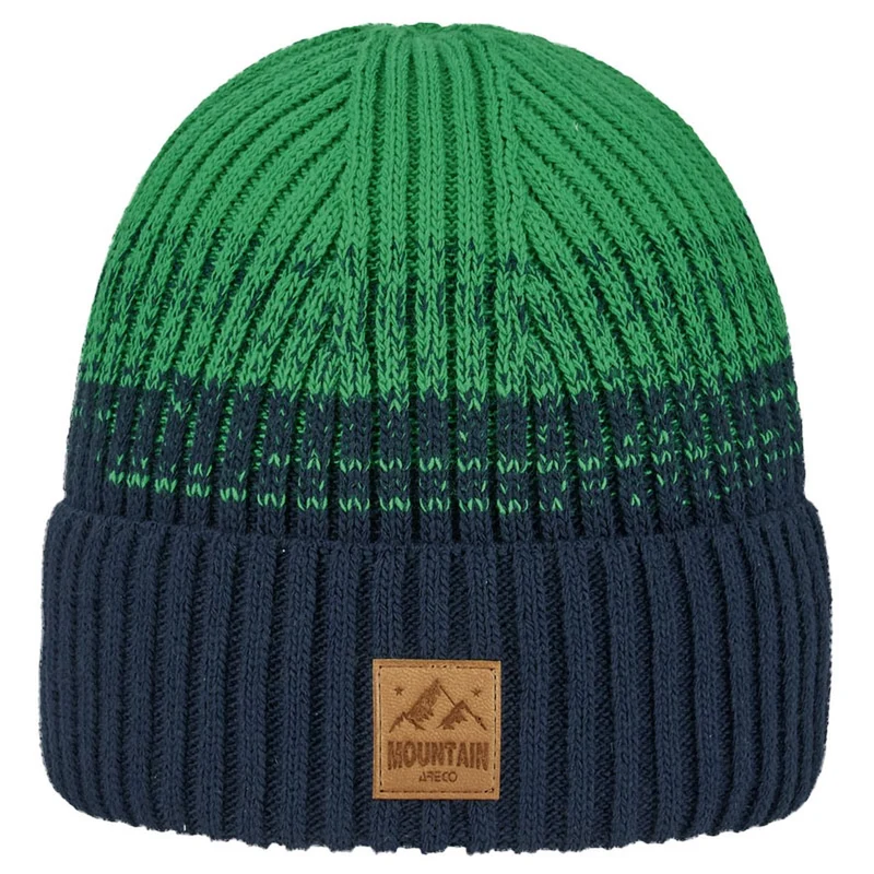 ARECO Kinder Beanie Juniors 7558 Boys Mütze Strickmütze Wintermütze