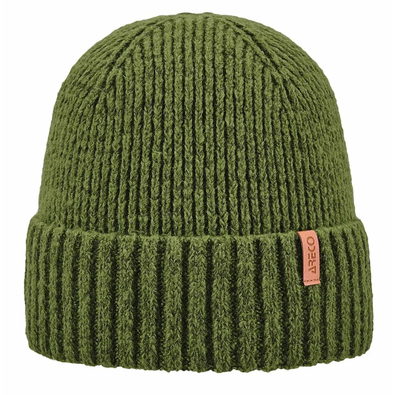 ARECO Herren Beanie Merino 7333 Mütze Wintermütze Strickmütze