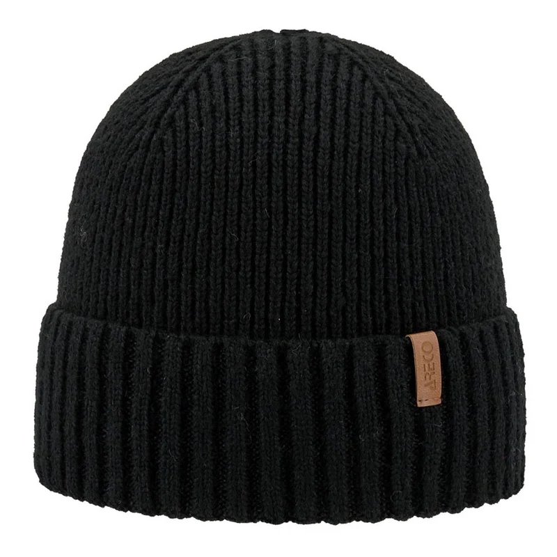 ARECO Herren Beanie Merino 7333 Mütze Wintermütze Strickmütze
