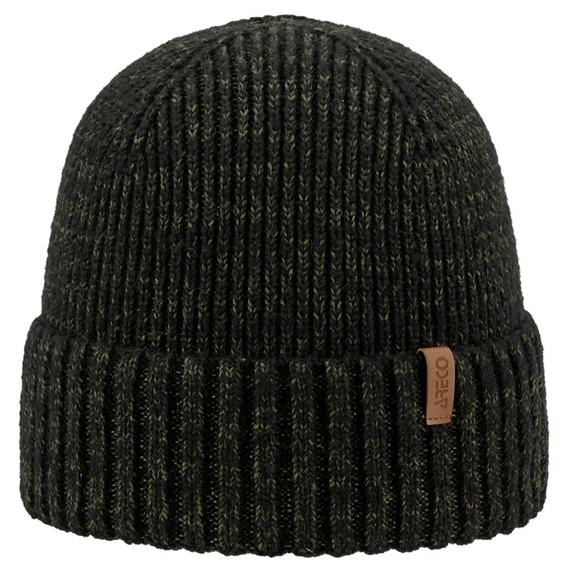 ARECO Herren Beanie Merino 7333 Mütze Wintermütze Strickmütze