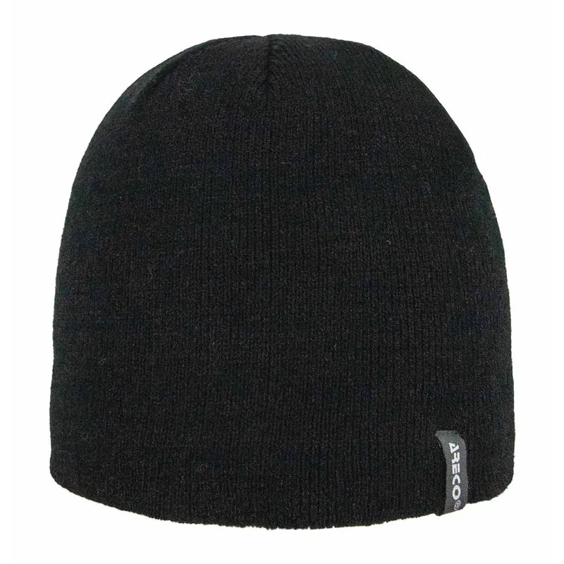 ARECO Beanie mit Microfleece 7084 unisex Mütze Strickmütze Wintermütze