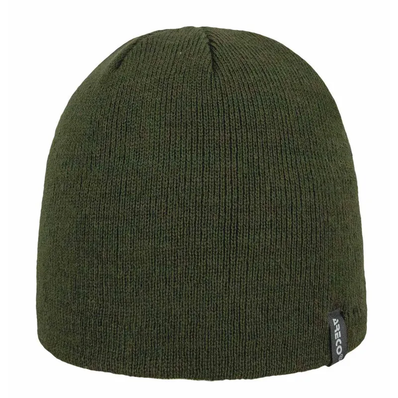 ARECO Beanie mit Microfleece 7084 unisex Mütze Strickmütze Wintermütze