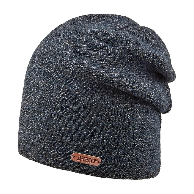 ARECO Herren Beanie 7576 Mütze Strickmütze Wintermütze