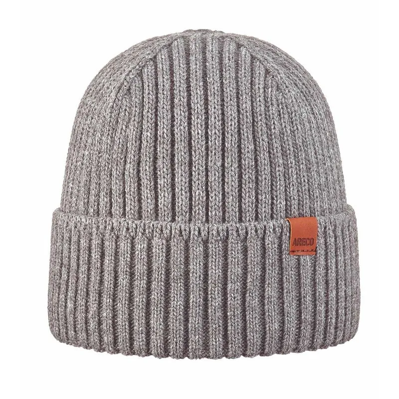 ARECO Herren Beanie Fleecefutter 7370 Mütze Wintermütze Strickmütze