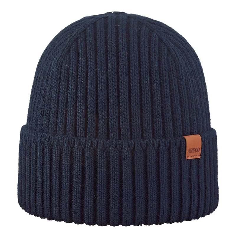 ARECO Herren Beanie Fleecefutter 7370 Mütze Wintermütze Strickmütze
