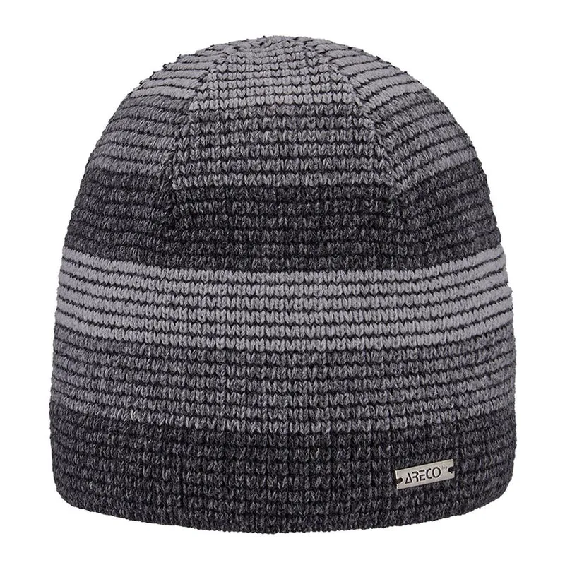 ARECO Herren Beanie Fleecefutter 7763 Mütze Wintermütze Strickmütze
