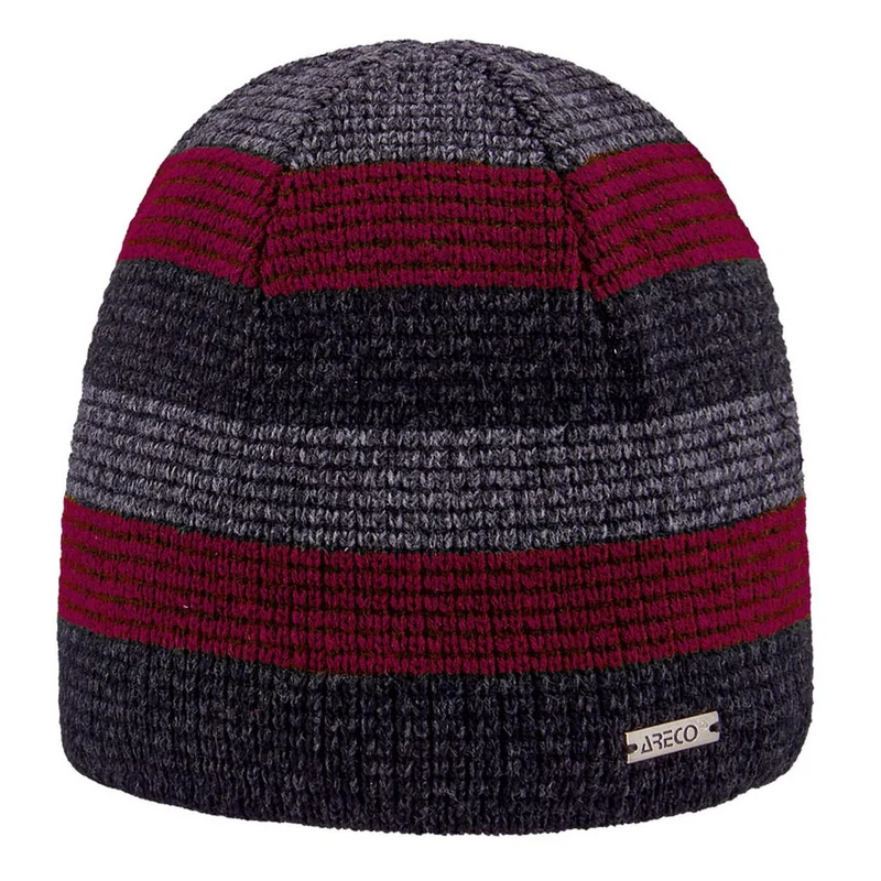 ARECO Herren Beanie Fleecefutter 7763 Mütze Wintermütze Strickmütze