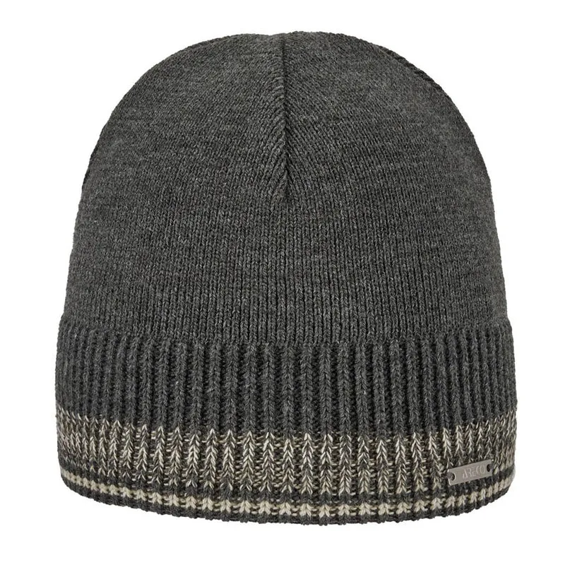 ARECO Herren Beanie m. Fleece 7214 Mütze Wintermütze Strickmütze