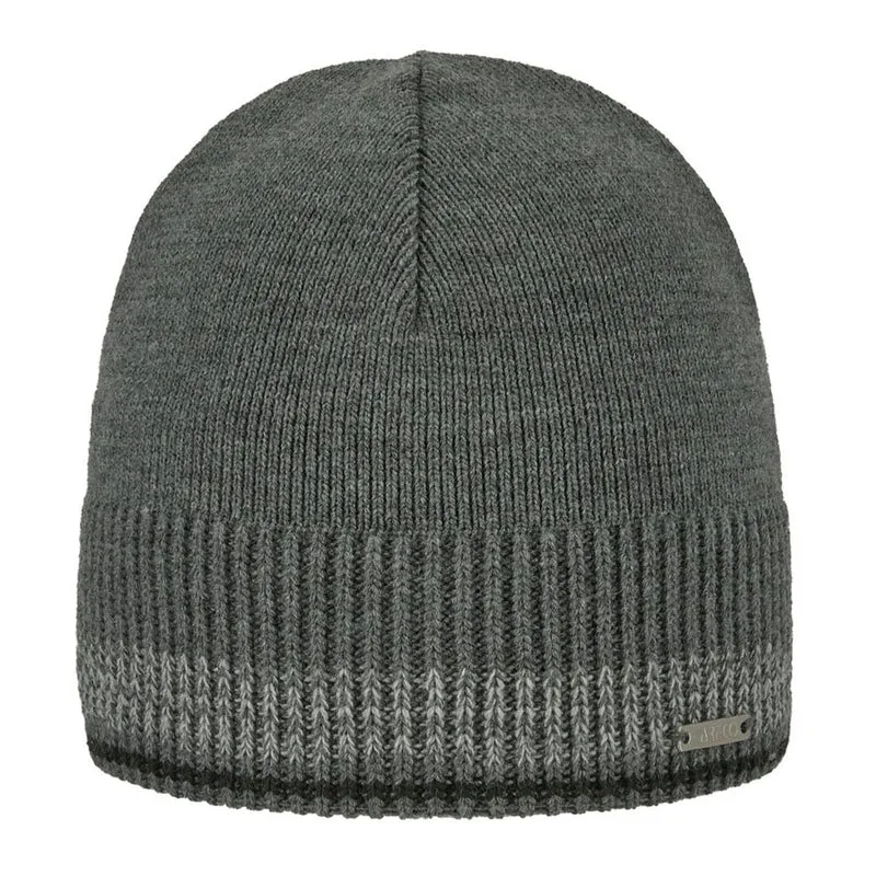 ARECO Herren Beanie m. Fleece 7214 Mütze Wintermütze Strickmütze