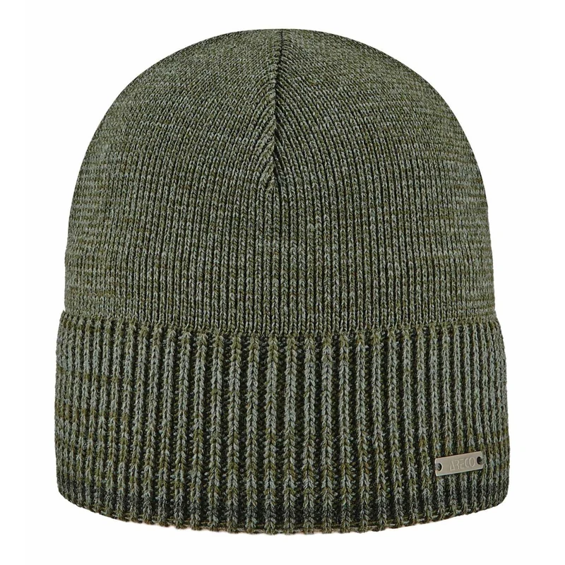 ARECO Herren Beanie m. Fleece 7214 Mütze Wintermütze Strickmütze