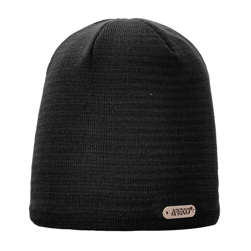 ARECO Herren Beanie Fleecefutter 7092 Mütze Wintermütze Strickmütze
