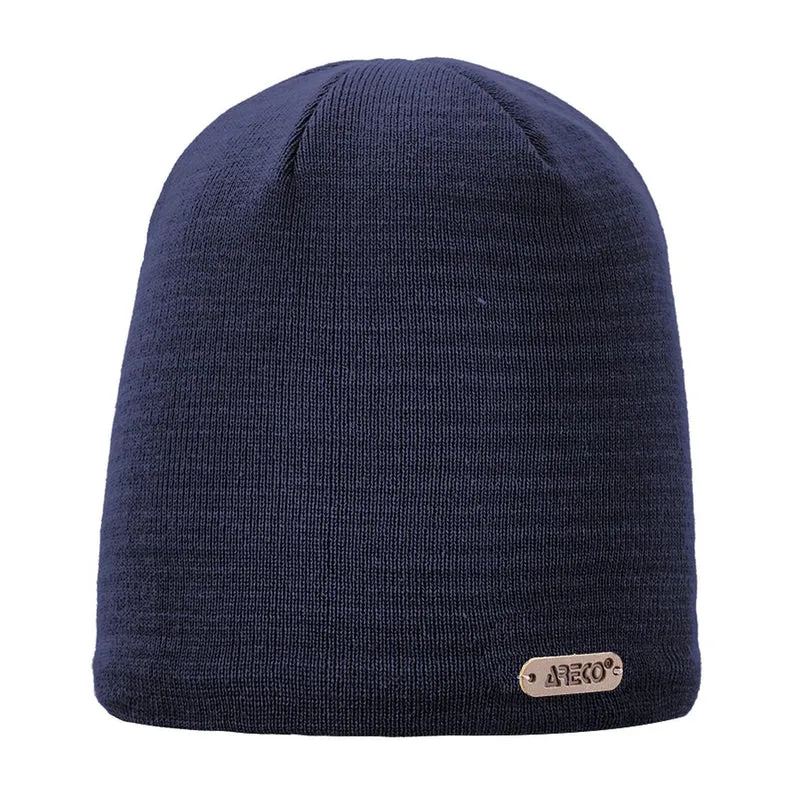 ARECO Herren Beanie Fleecefutter 7092 Mütze Wintermütze Strickmütze