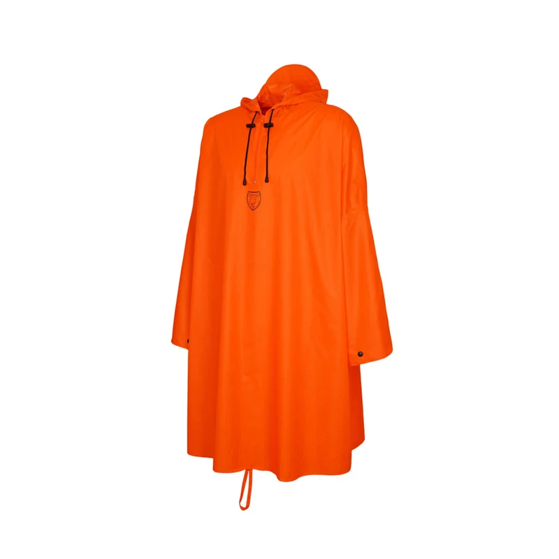 HUBERTUS Regenponcho neonorange Drückjagd Poncho