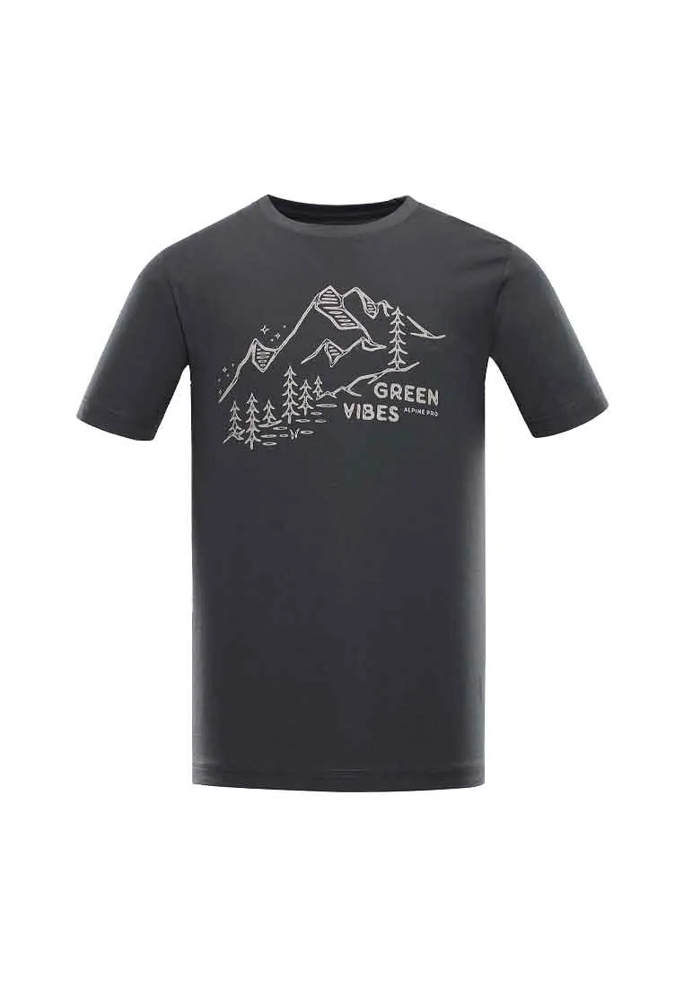 Alpine Pro Herren T-Shirt aus 100% Bio Baumwolle NATUR