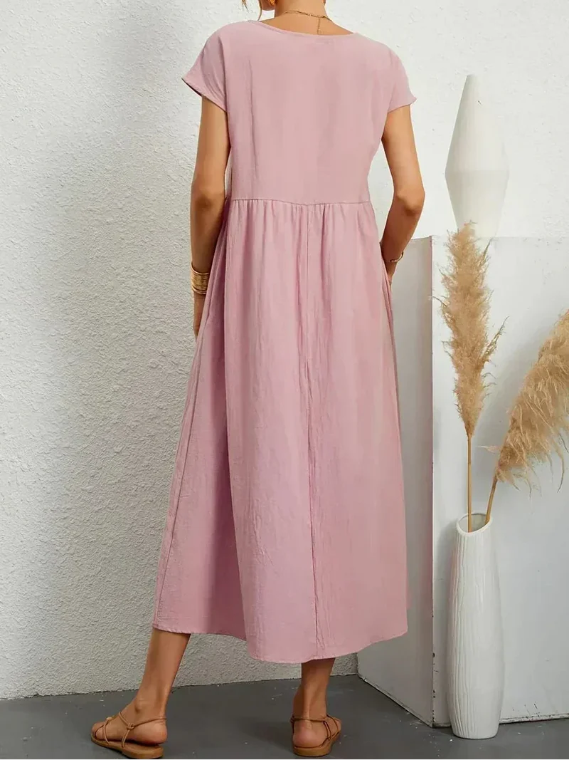 Anna™ – Entspanntes & Stylishes Midikleid