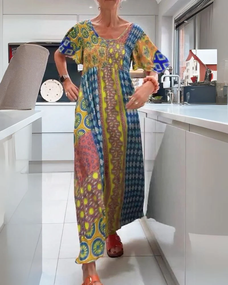 Ash™ - Buntes Bohemian-Kleid