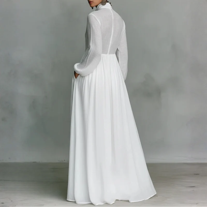 Gail™ - Minimalistisches Maxikleid