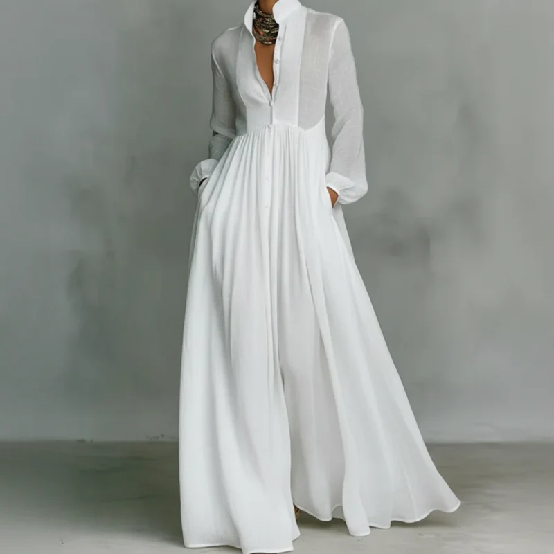 Gail™ - Minimalistisches Maxikleid