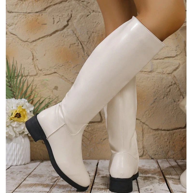 Bea™ – Elegante halbhohe Stiefel mit Seitlichem Reißverschluss