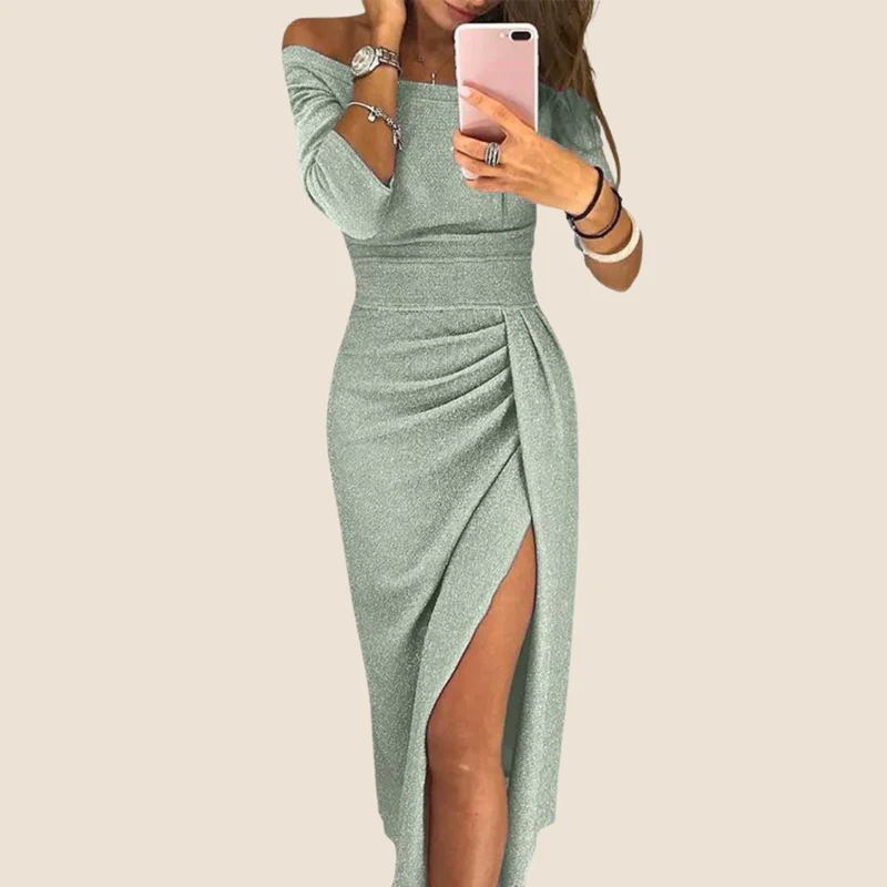 Ely™ - Schickes Maxikleid mit Neckholder und Eleganter, Fließender Passform