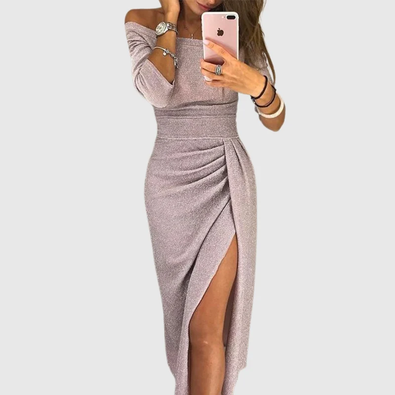 Ely™ - Schickes Maxikleid mit Neckholder und Eleganter, Fließender Passform