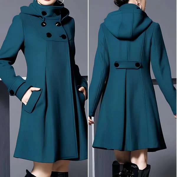Solvara™ - Elegante Jacke mit Doppeltaschen und Kapuze