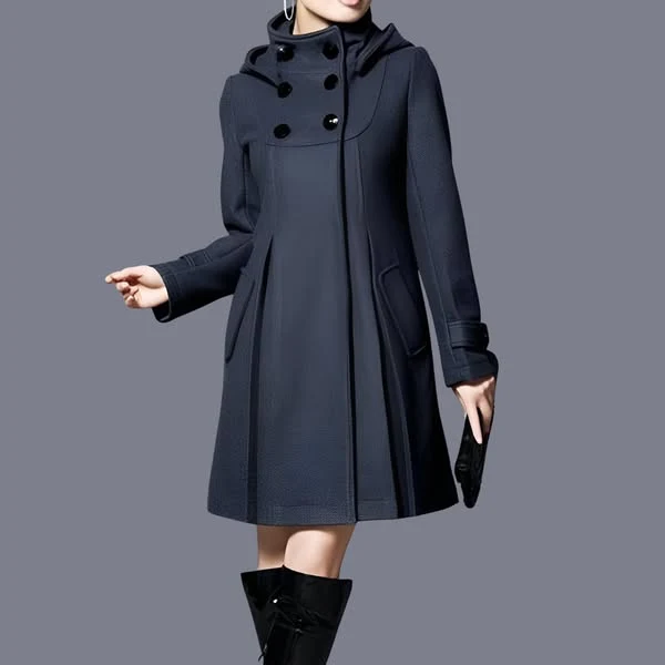Solvara™ - Elegante Jacke mit Doppeltaschen und Kapuze