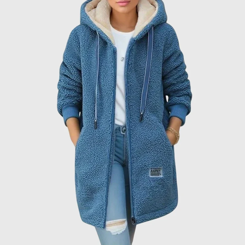 Glistra™ – Damen-Teddyfleecejacke – Bequem und stilvoll