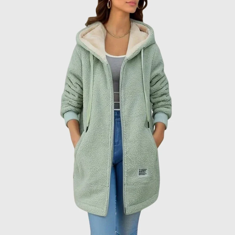 Glistra™ – Damen-Teddyfleecejacke – Bequem und stilvoll