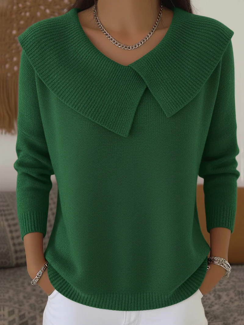Lucia | Kuscheliger Pullover mit Weichem Kragen