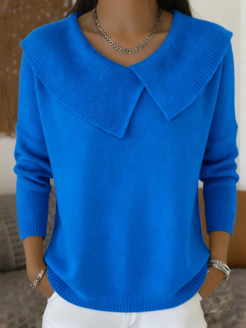 Lucia | Kuscheliger Pullover mit Weichem Kragen