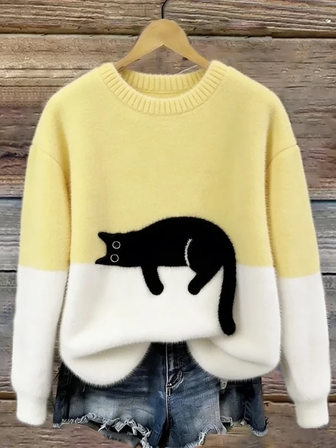 Luna | Damen Hoodie mit Katzenmotiv